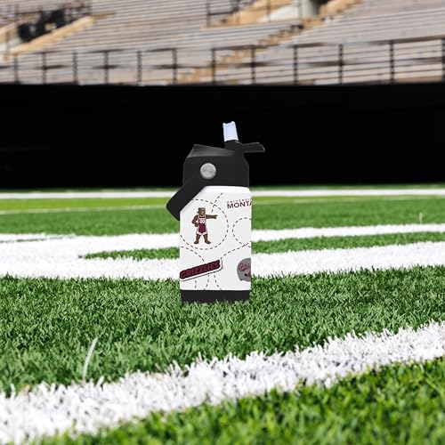 Image of Logo Brands NCAA Mascot Stainless-Steel Kids Bottle -Soft Silicone Mouthpiece, Easy To Carry, Kid-Friendly Design- Great For School & On-The-Go