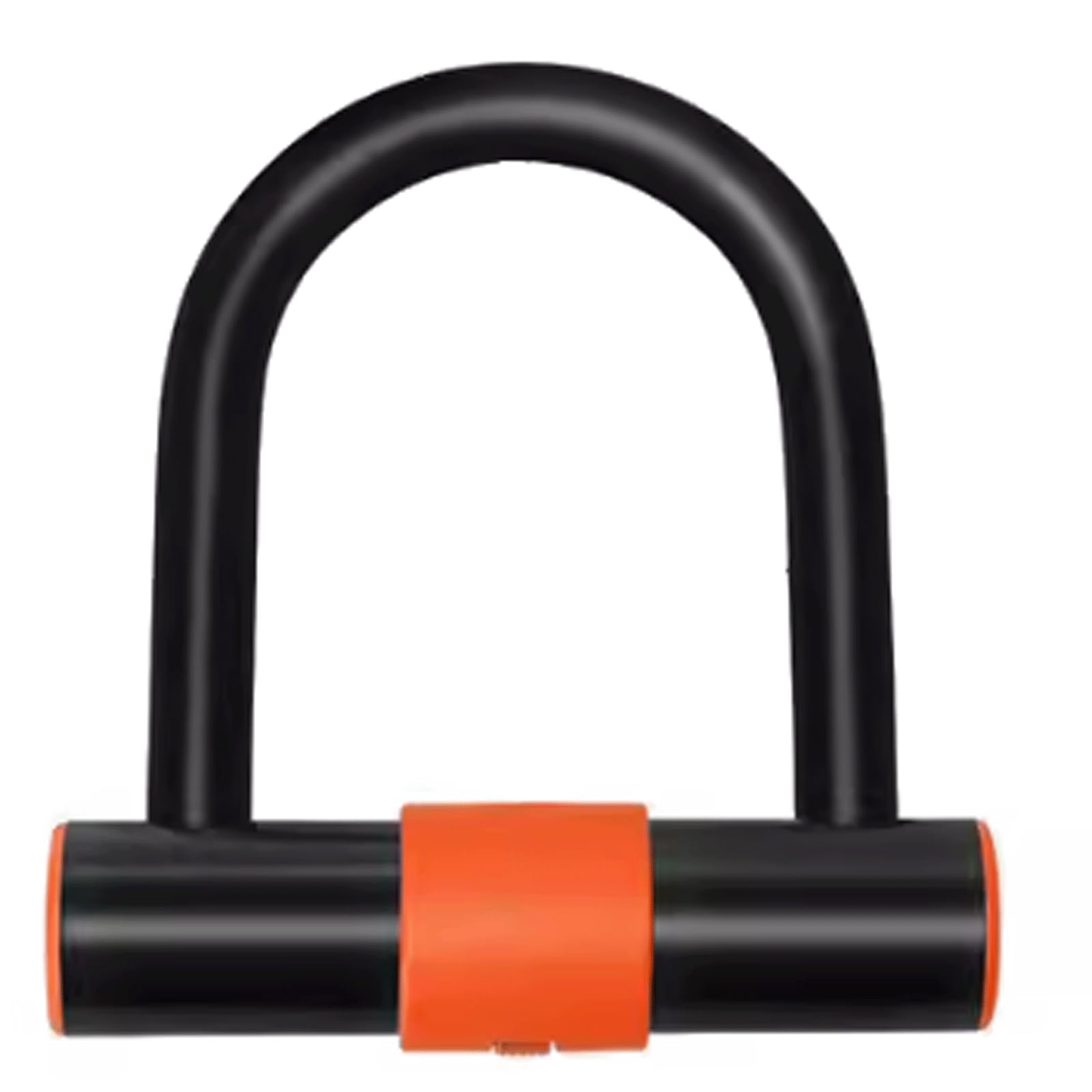 Blocco antifurto Lucchetto a U spesso in acciaio legato con copertura in PVC Mini lucchetto tipo U Blocco ruota bici Blocco freno a disco per scooter ATV Bici elettriche Motociclo