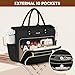 LOVEVOOK Laptop Tote Bag for Women, Work Bags Computer Laptop Bag, Teacher Tote Bag, Professional Briefcase Business Large Purses Handbag, Black, 17 Inch