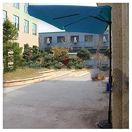 Crea sombra en tu balcón con el medio parasol cuadrado impermeable de manivela