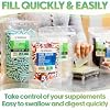 XPRS Nutra Size 00 Empty Capsules - 100 Count Clear Enteric Coated Empty Gelatin Capsules - Delayed Release Pills - DIY Capsule Filling - Pure Bovine Empty Enteric Gel Caps