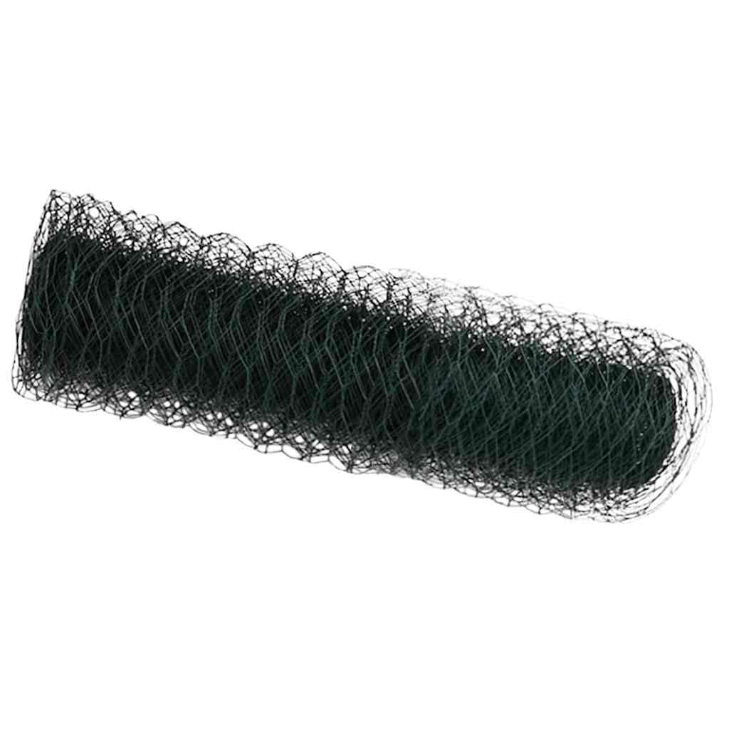 Hexagon Fence Green 0.5 x 50 m PVC Garden Fencing Decorative Boundary Outdoor Privacy Screen Hexagonal Landscape Border for Terrace Backyard Lawn Divider