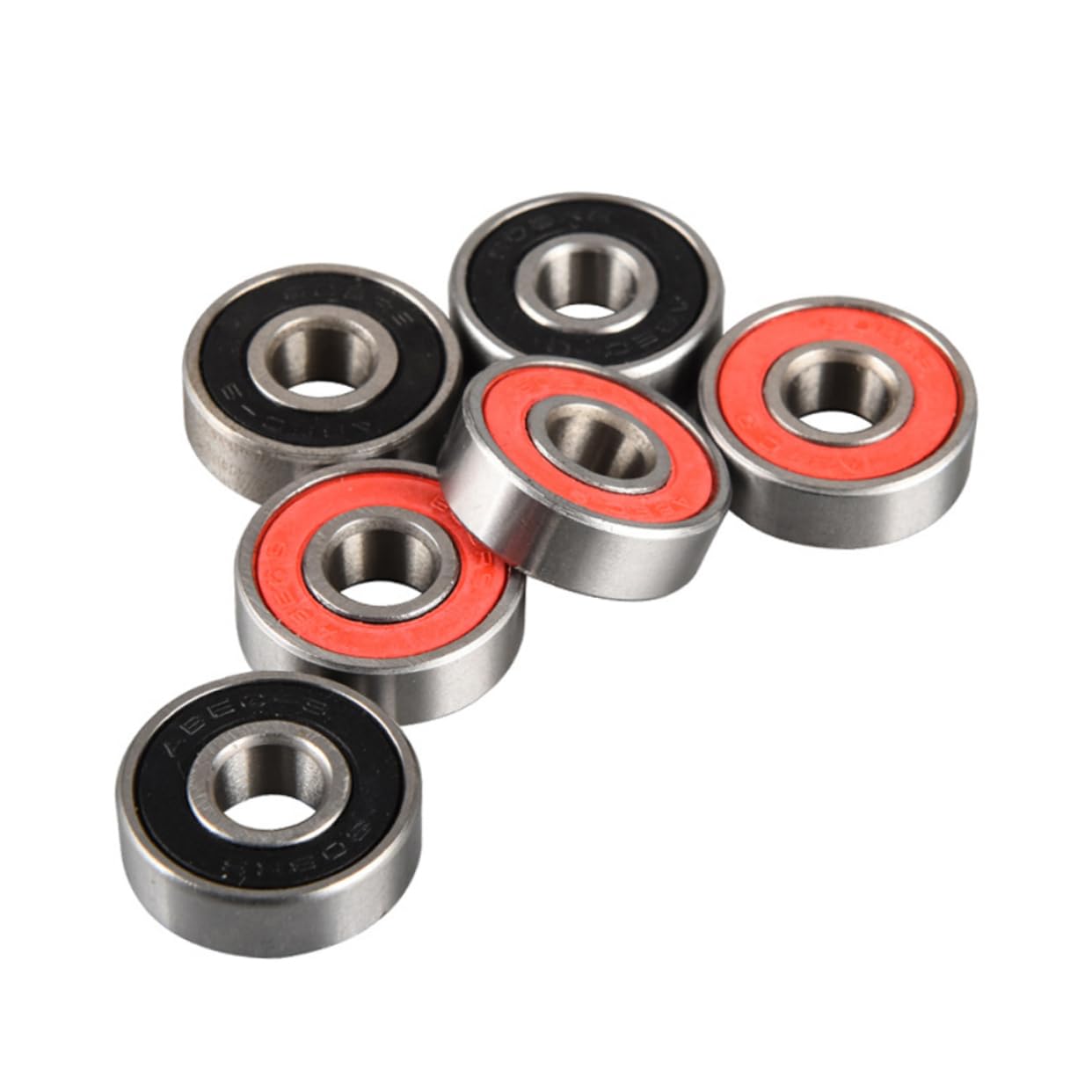 HANABASS 40pièces Roulements De Roue Abec Skateboard Roulements Étanches Et Idéaux Pour Patinage Et Trottinette Noir
