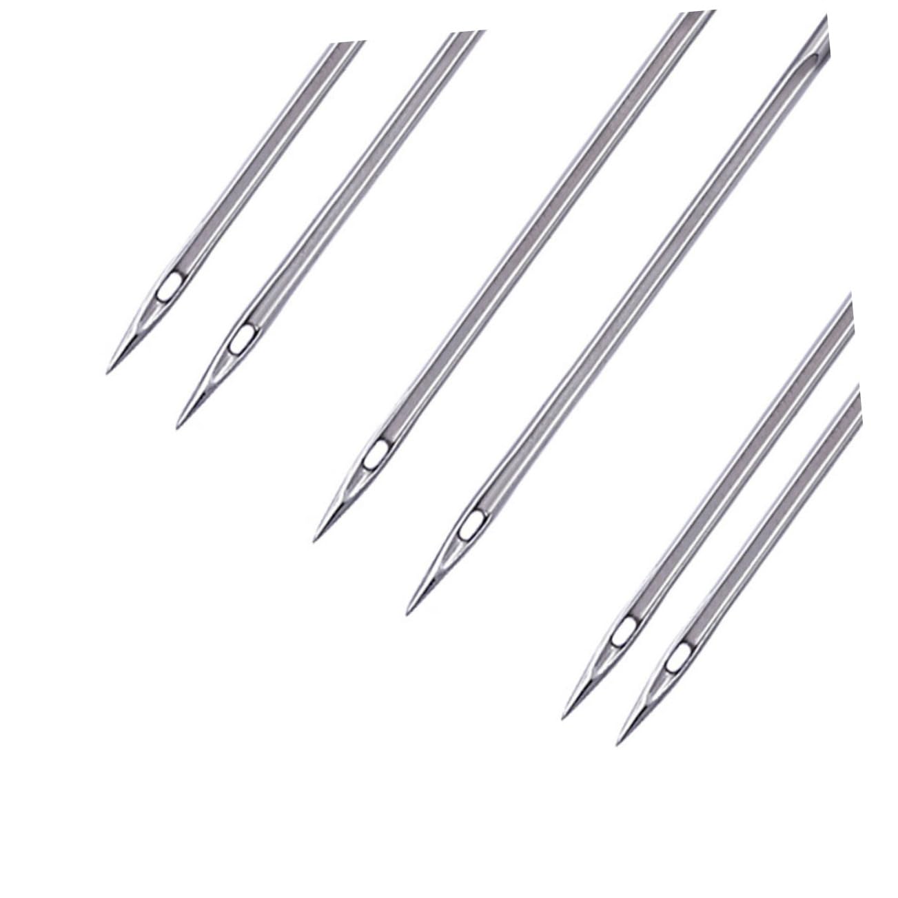 Operitacx Nähmaschinennadeln Doppelnadel 3mm 100 Stück Metall für Haushaltsnähmaschinen Gleichzeitiges Nähen Modell C01-005-00171