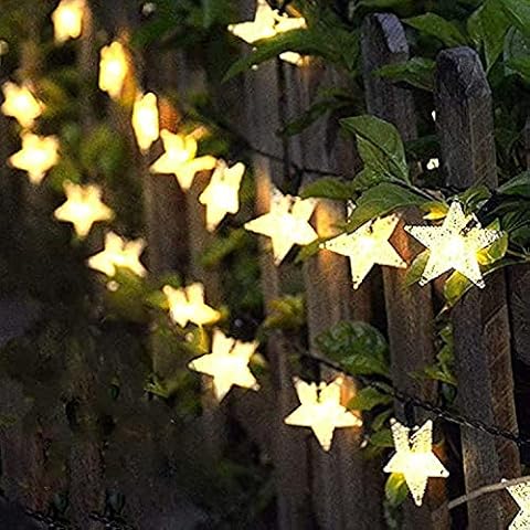 FANSIR 100 LED Solar Star String Lights Cover