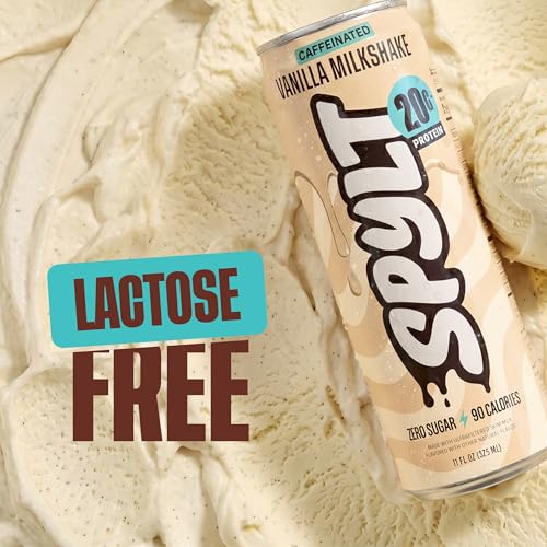 Image of Spylt Vanilla Protein Milk Shakes, 20g Protein, 60mg Caffeine, 12 Pack