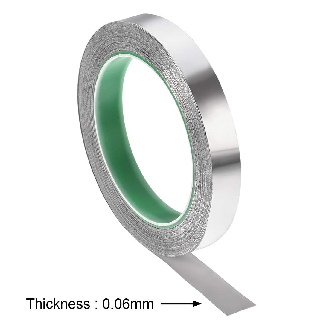 TA-VIGOR 15mm Aluminium Foil Tape Double Sided Conductive, High Temperature HVAC Duct Tape for Sealing & Patching, Conductive - Image 3