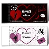 ORIGINALES Vales Sexuales para la Pareja. Talonario con Actividades y Juegos para Disfrutar en Pareja