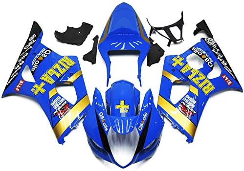 Benlai MOTO ABS plastic Motorcycle Injection Pre-Drilled Hole Cowl Fairings Bodywork Kit Complete Set For GSXR1000 K3 03-04 2003-2004
