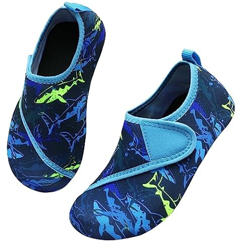 CreoQIJI Baskets Aquatiques Noir/Bleu Clair Cover