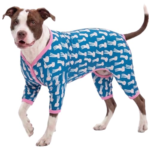 Ropa para perro LovinPet Onesie Ajustable Azul