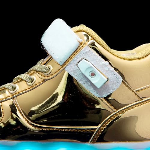 Image of JEVRITE Unisex LED Light Up High Top Sneakers - USB Charging for Women & Men - Couples Shoes