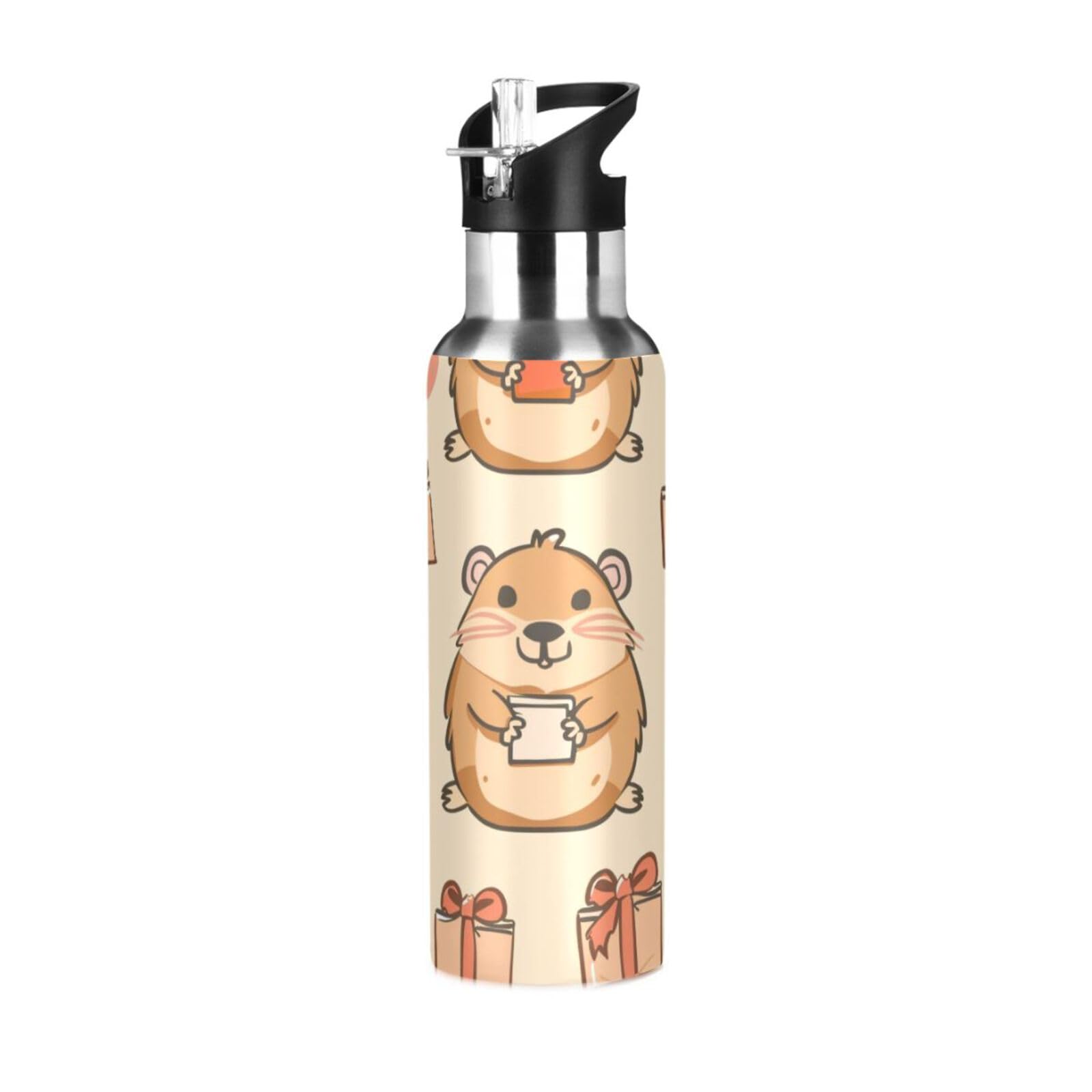 Trinkflasche Für Kinder Mit Capybara-Motiv – 790 Ml, Auslaufsicher, Aus BPA-freiem PC