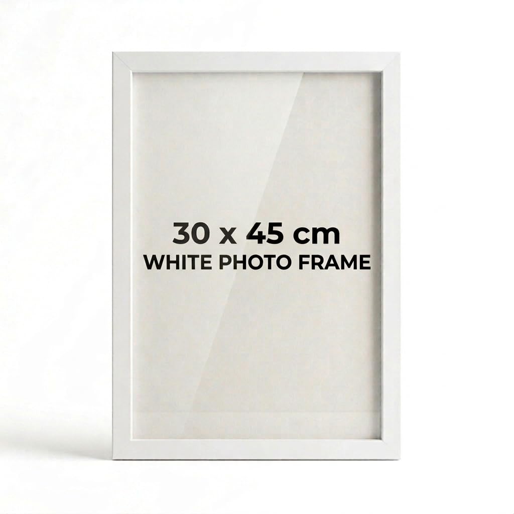 30X45 cm white Picture Frames, 30 X 45 cm Picture Frame, Square Photo frame (White, 30 X 45 cm)