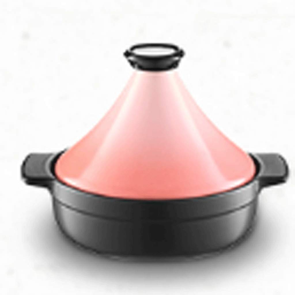 La casseruola rosa bella e semplice resistente ad alta temperatura e resistente può essere utilizzata for stufare la zuppa (Color : A)