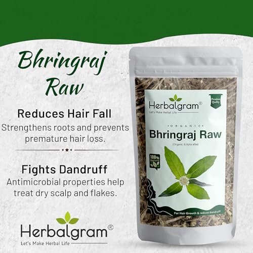 Image of Herbalgram Amla, Reetha, Shikakai, Bhringraj & Hibiscus Raw Herbs 500gm | 100% Natural & Sun-Dried | For DIY Hair & Skin Care | 5-in-1 Herbal Pack of 5 x 100gm