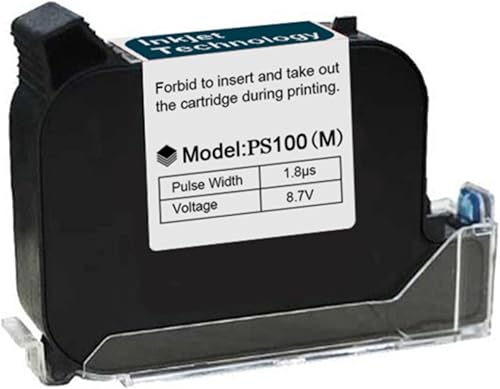 Phezer Cartucho de tinta de secado rápido de 0.5 pulgadas1.4 fl oz para pistola de impresora de inyección de tinta de mano P18 Reemplazo duradero