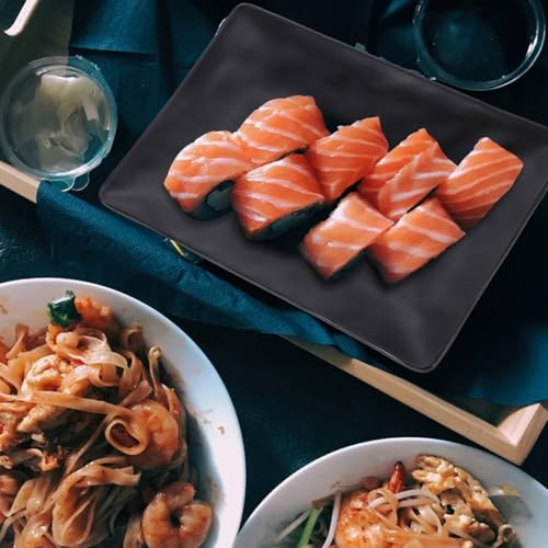 Set de 3 platos para sushi rectangulares miniatura 4
