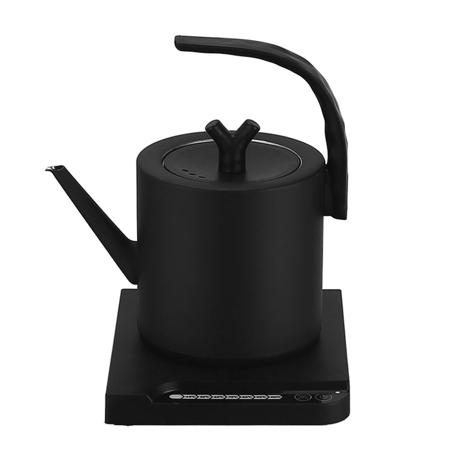 Hervidor De Acero Inoxidable, 1L Hervidor Eléctrico Inteligente De Cuello De Cisne Tetera De 1000W Digitales LED Mostrar Con Control De Temperatura Y Apagado Automático Por Alta Temperatura
