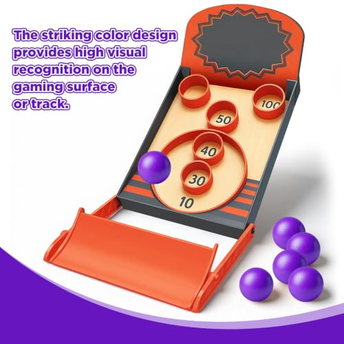 Image of Jenaai 6 Pack Arcade Ball Roll and Score Replacement Balls 2.48 Inch for Family Recreation Rooms, Ladder Toss, Outdoor Yard Replacement Balls for Arcade Ball Toss, Home Recreation Game