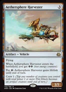 Magic The Gathering - Aethersphere Harvester (142/184) - Aether Revolt