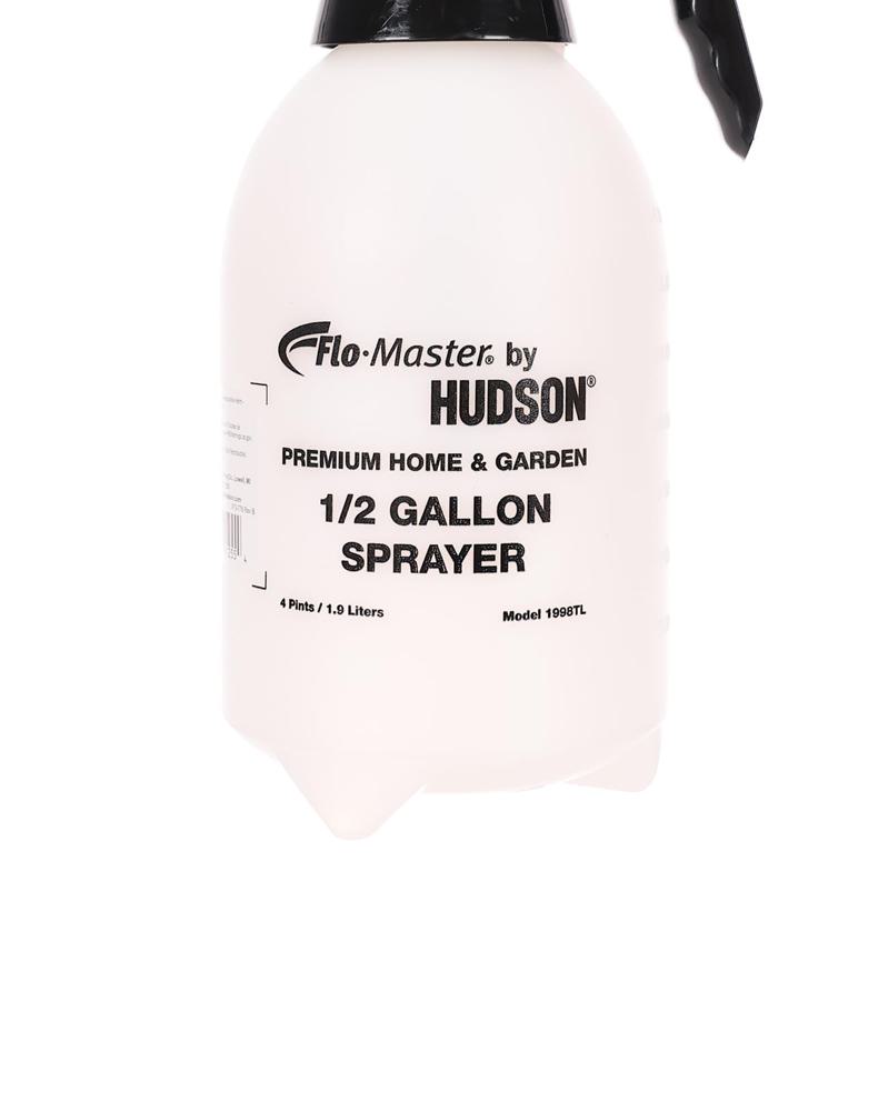 Hudson Flo-Master Half Gallon Hand Sprayer - Adjustable Nozzle For Garden, Lawn, & Indoor Plants
