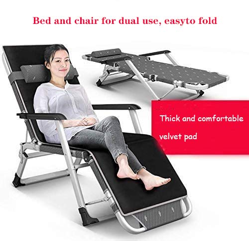 Chaise Longue de terrasse pliante Zero Gravity, fauteuil de camping réglable