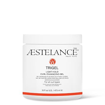 TriGel Light Hold Curl Enhancing Gel | Defined Natural Curls | Wet Look Gel | No Crunch Formula 16 oz