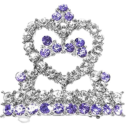 Mirage Pet Products Tiara Hair Purple Barrette