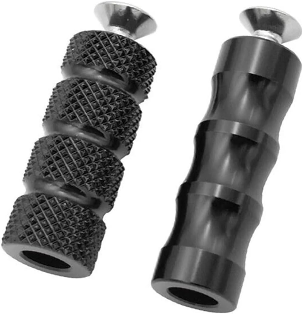 1 Pair Motorcycle Gear Shift Lever Brake Pedal M6 Footpeg Shifter Footrests Motorcycle Part Aluminum Alloy Footrests
