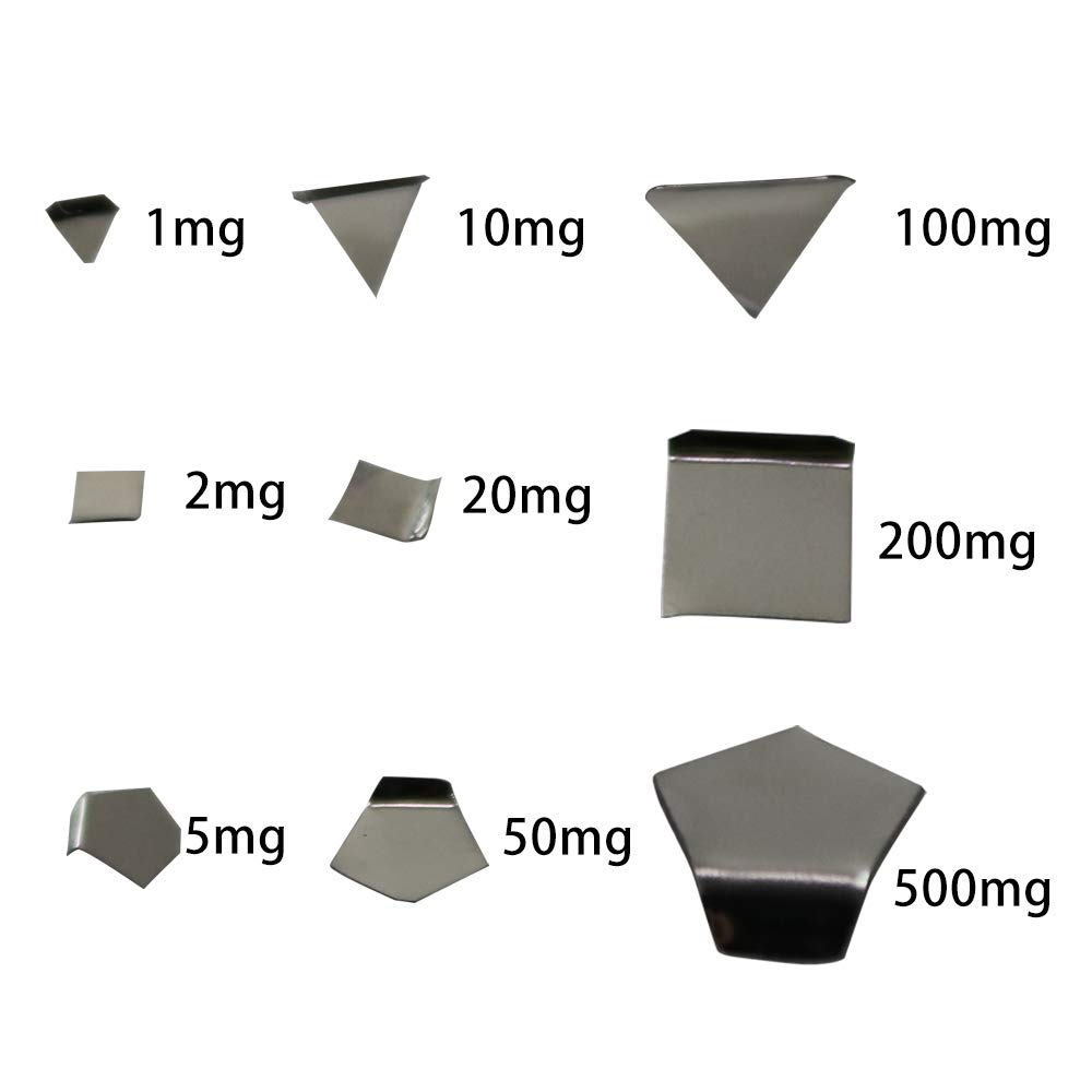 Kalibriergewicht mit Pinzette 25 Stück Präzisionsstahlwaage Kalibriergewichts-Kit für Digitalwaage Waage(1mg~1kg)