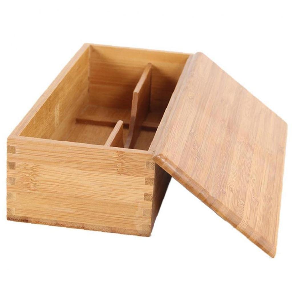 Baguettes bambou style japonais et boîte de rangement portable pour cuisine