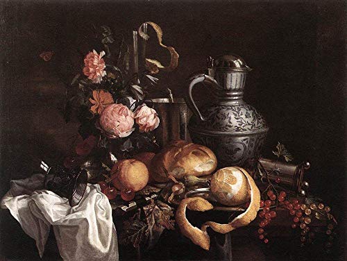Jan Davidsz de Heem nature morte de livres peinture à l'huile sur toile 07