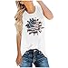 Damen-Unabhängigkeitstag-Sonnenblume-Sonnenblumen-Druck-Trägershirt 2768m Tshirt Taste einfarbig elegant blusen Oberteile top Jersey-longlseeve aus lenzing™ ecovero™ Damen Shirt Langarm mit roll