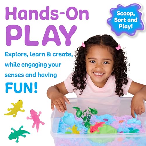 Image of Creativity for Kids Sensory Bin: Axolotl | Hands-On Activity with Wiggly Foam, Figures & Tools | Encourages Fine Motor Skills, Creativity & Calm (Ages 3+)