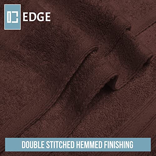 Sassoon Anatolia 1 Piece Cotton Face Towel/Hanky in 500 GSM (30cm X 30cm) - Cocoa - Image 4