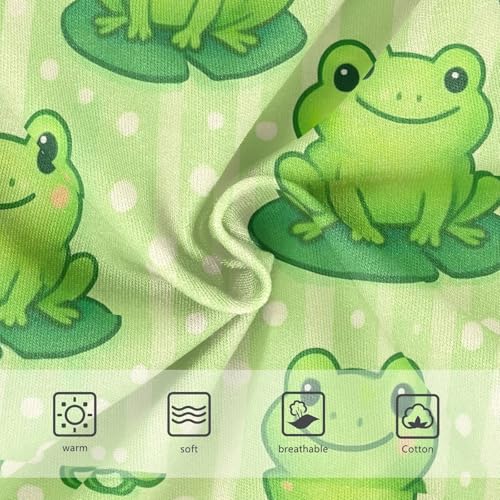 Joisal Fun Print Toddler Underwear Floral 2t Cotton Girl Panties Cute Cute Cartoon Frogs Green Kids Briefs Undies3