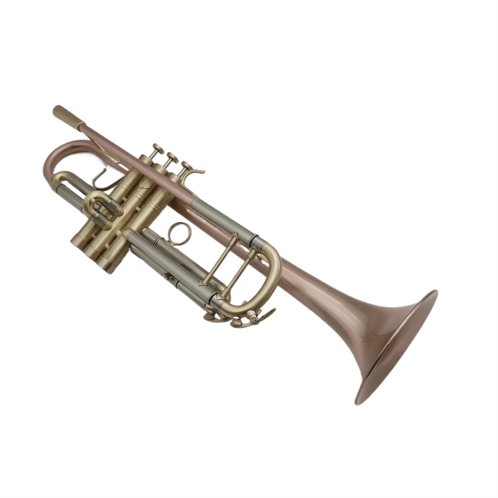 trąbka dla początkujących Początkujący Bb Trąbka Mosiądz Lakierowany Metal Instrument Muzyczny Profesjonalny Z Etui Rękawice