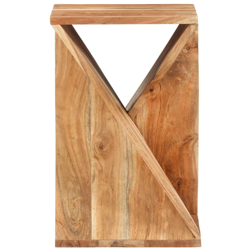 vidaXL Beistelltisch Hocker Nachttisch Wohnzimmertisch Telefonständer Sofatisch Kaffeetisch Telefontisch Teetisch 35x35x55 cm Massivholz Akazie