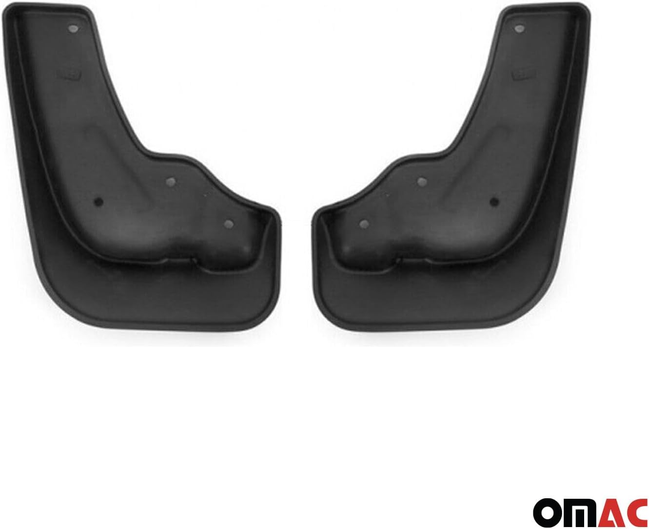 OMAC Front Mud Guards Splash Mud Flaps for Nissan Juke 2011-2014 Black 2Pcs