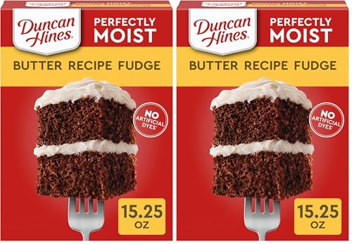 Duncan Hines Perfectly Moist Butter Recipe Fudge Cake Mix, 1...