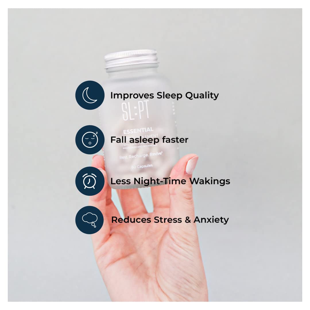Buy SLPT Essential Sleep Supplements Natural Sleep Aid Natural