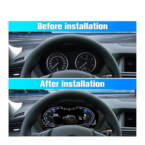 Instrumento digital BMW E60 E61 5 Series 2003-2010 con panel de instrumentos HUD y LCD 4