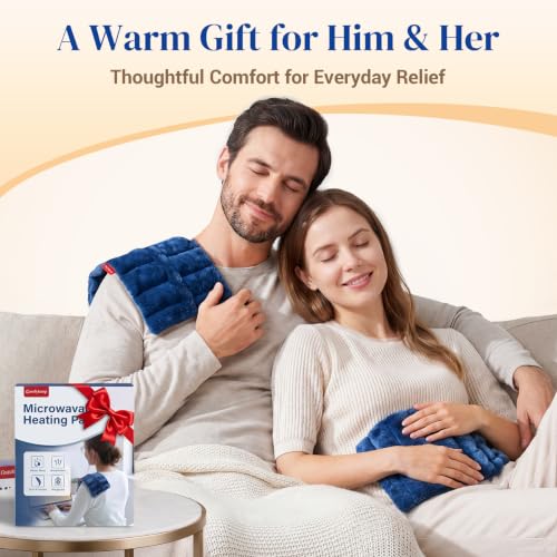 Image of Comfytemp Small Microwave Heating Pad, Moist Heat for Neck Shoulder, 7 inchx12 inch