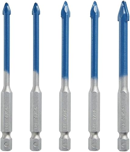 BOSCH PTBX05 5 pc. Porcelain Tile Drill Bit Set