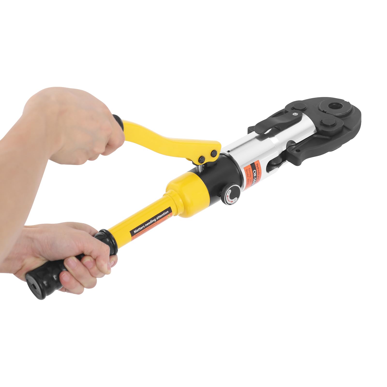 Pinza idraulica TH & M contorno M12/15/18/22/28+TH16/20/26/32 per tubi in alluminio, tubi in plastica, tubi PEX, tubi multistrato, estremità del cavo, connettori nudi e crimping esagonale
