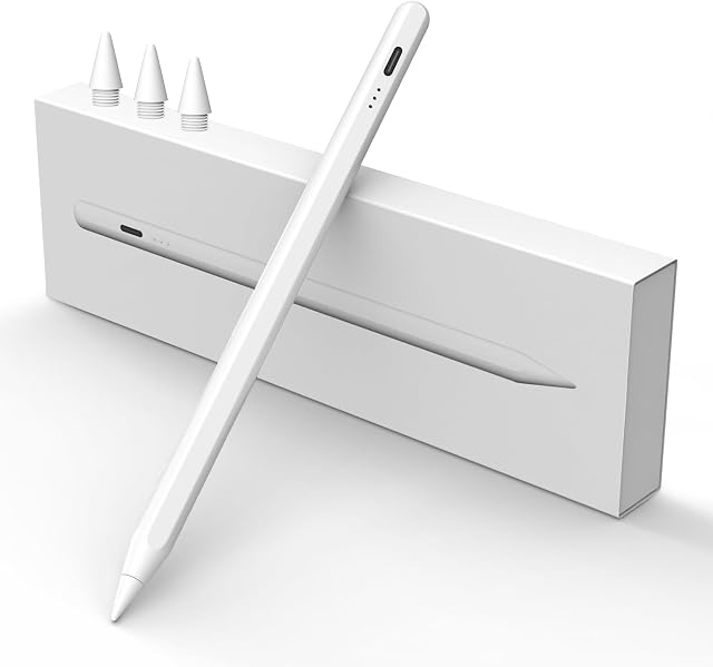 MEKO Stylus Pens for ipad 2018-2022, 13 Minutes Fast Charging iPad Pencil with Palm Rejection, Tilt Sensitivity, Compatible with iPad Air 3-5, iPad Mini 5/6, iPad 6-10, iPad Pro 11", iPad Pro 12.9"