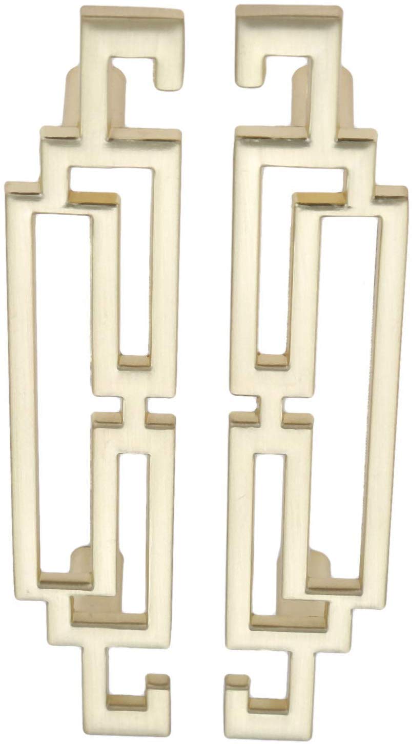 Mgoodoo 96Mm-Gold Pull Handle For Kitchen Cabinet Door Drawer Handles And Knobs Furniture Hardware Retro European Style (5Pcs, 96Mm Gold)