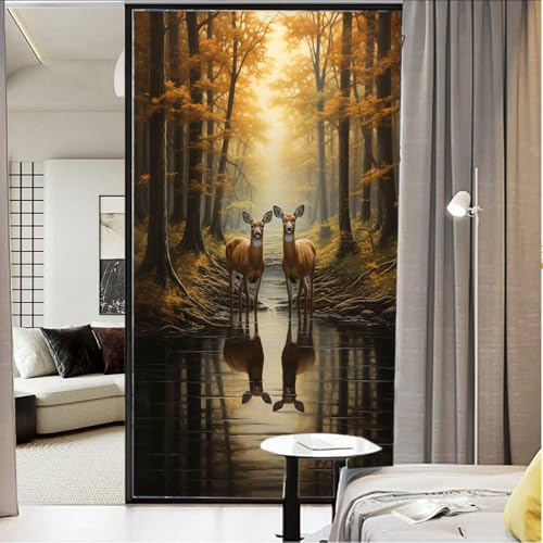 Vinilo Decorativo para Ventana con Diseños Naturales 17.7x23.6 in miniatura 3
