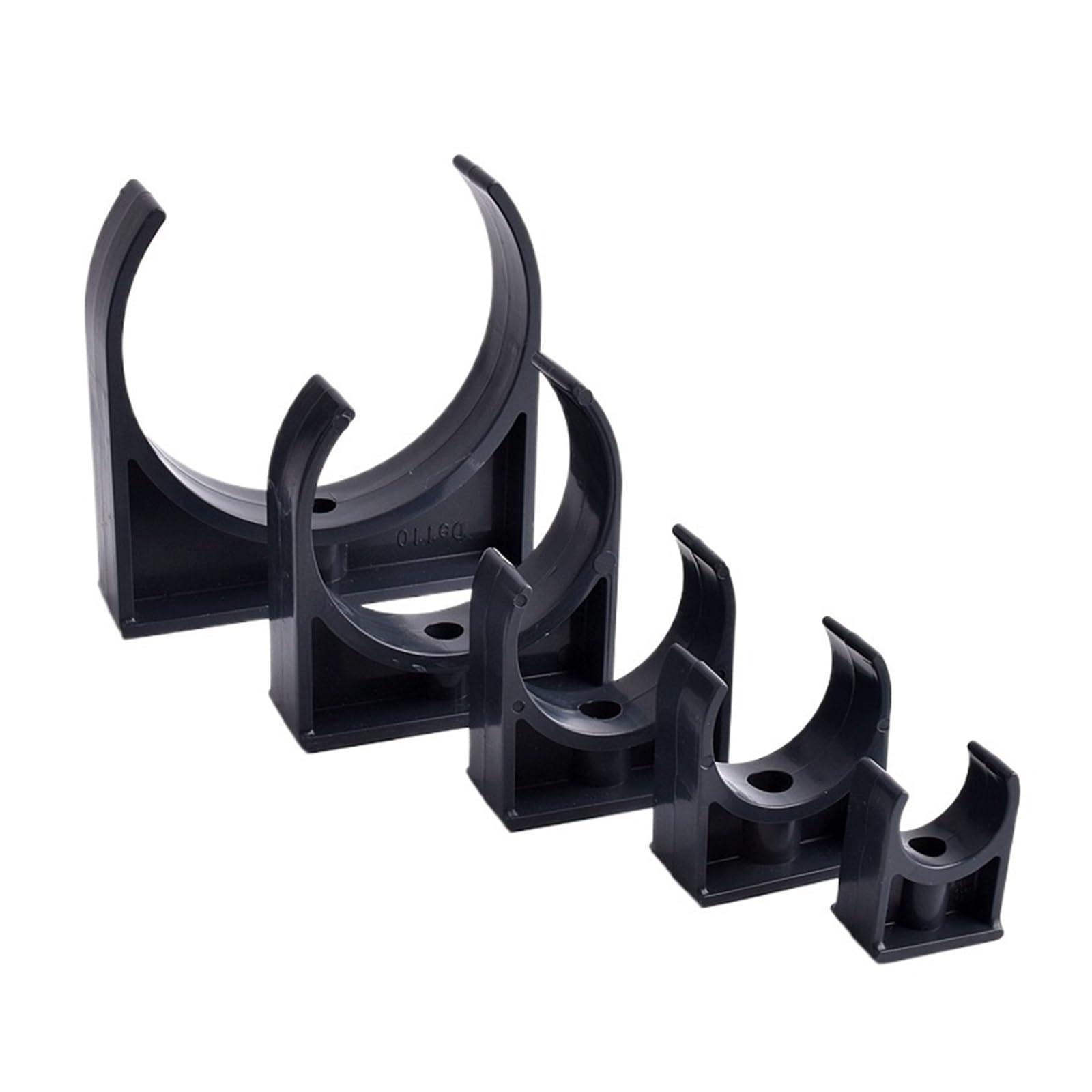 zaciski do rur, Opaski zaciskowe do rur PCV, 20 szt., o średnicy 20–110 mm, hydraulika, nawadnianie ogrodu, akwaria